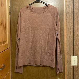 Lululemon long sleeve top with floral design